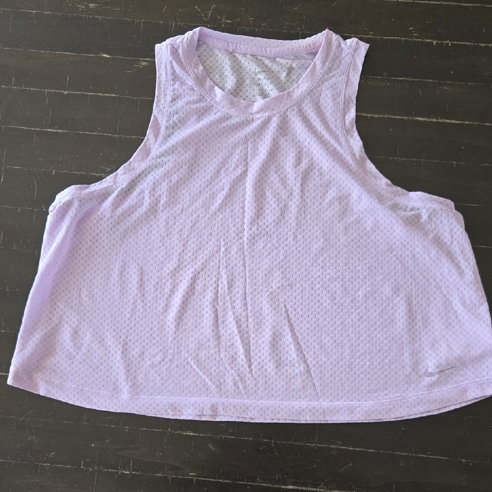 Nike Lavender Vented Crop